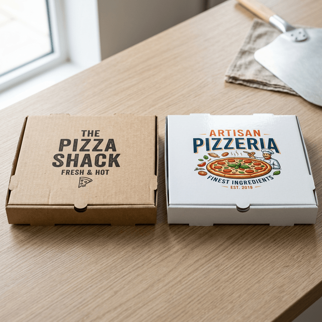 Boîte à pizza personnalisée