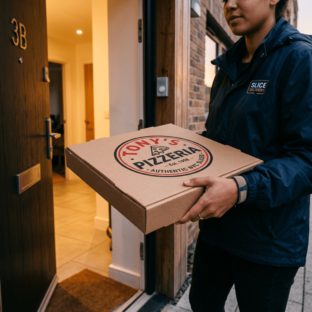 Boîte à pizza personnalisée