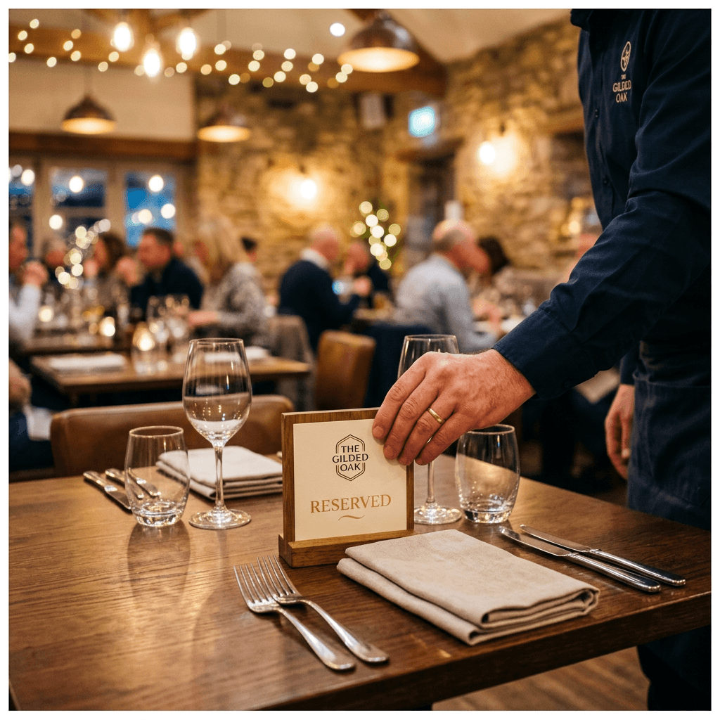 Chevalet de table personnalisé