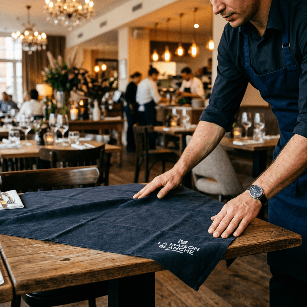 Nappe personnalisée pour restaurant