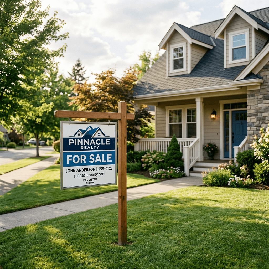 Panneau immobilier personnalisé