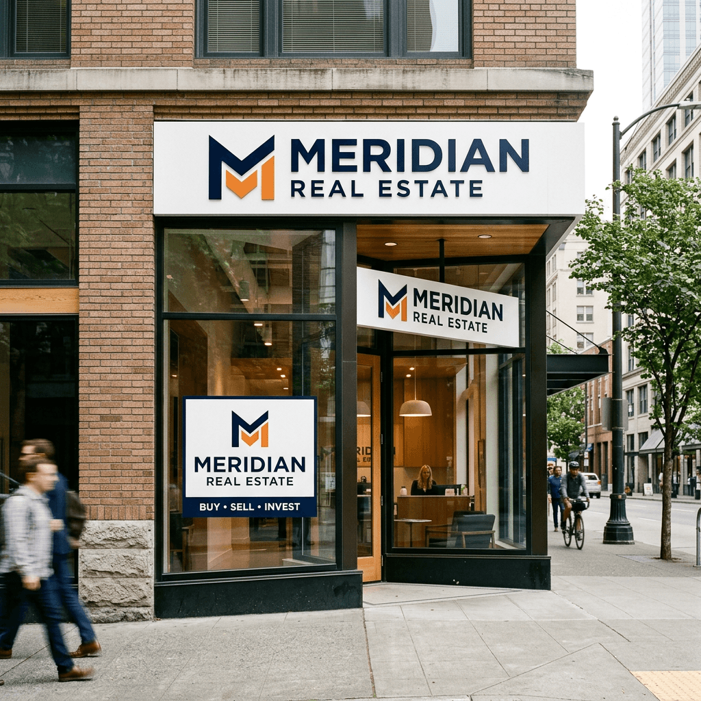Panneau immobilier personnalisé