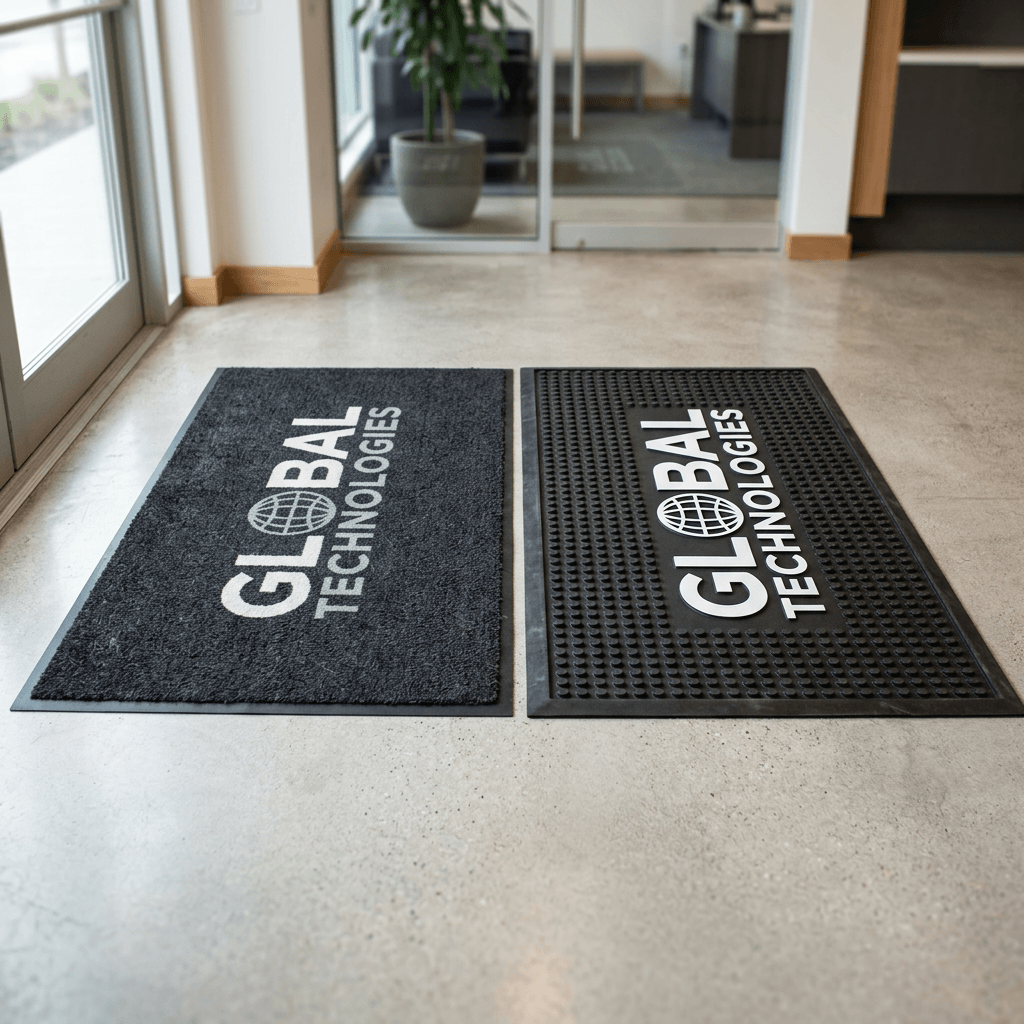 Tapis d'entrée personnalisé