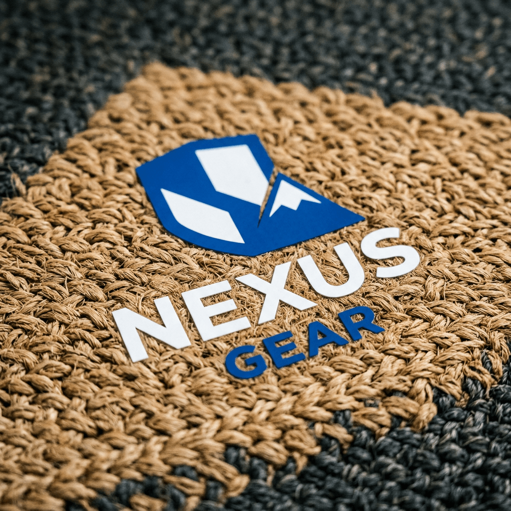 Tapis d'entrée personnalisé