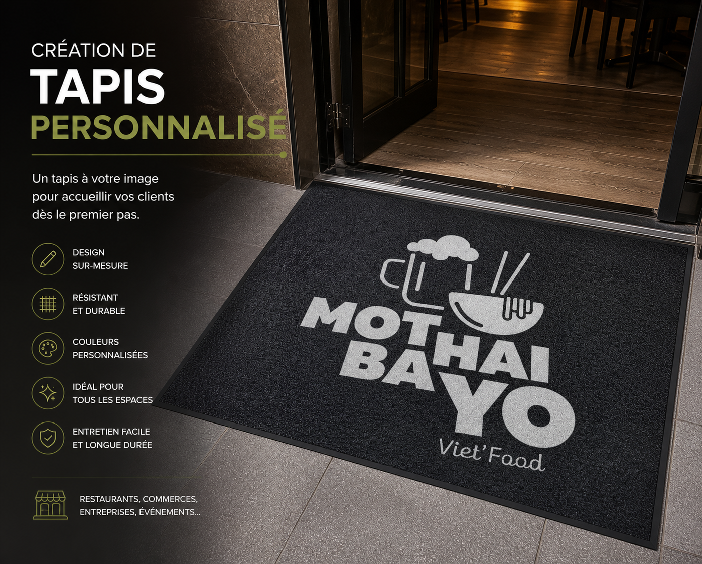 Tapis personnalisé