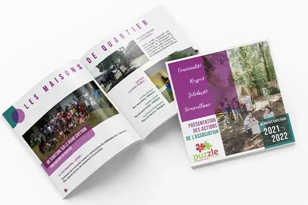 Brochure pour un centre social