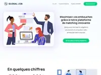 Exemple de site réalisé pour une société d'emplois