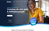 Exemple de site réalisé pour une agence de communication