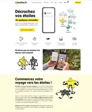 Exemple de site réalisé pour des cartes connectée